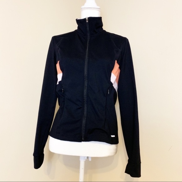 Victoria's Secret Jackets & Blazers - VSX Colorblock Mock Neck Full Zip Jacket Sz Small